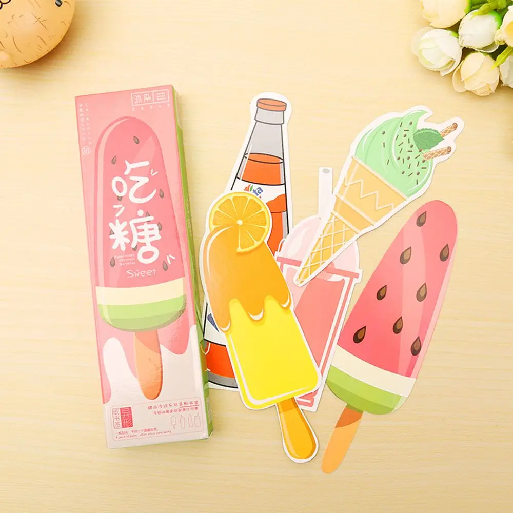 30 шт./кор. Винтаж безалкогольных напитков мороженое летние Закладка для книги