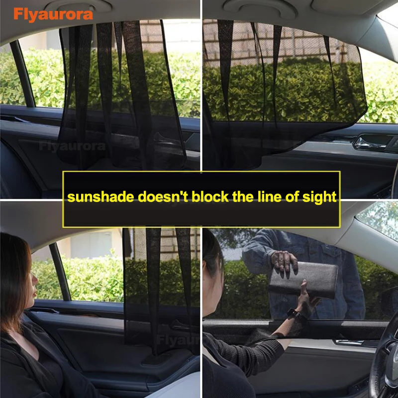 Магнитное притяжение автомобильное окно тени невидимая занавеска