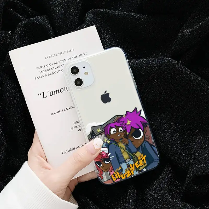 

Lil Uzi Vert Eternal Atake Rapper Phone Case Transparent for iPhone 6 7 8 11 12 s mini pro X XS XR MAX Plus cover funda shell