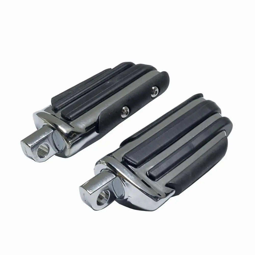 11 Male Mount Motorcycle Rubber Footrest Footpegs Floorboard For Harley Iron XL 883 1200 Street 750 500 Touring Custom Dyna Softail - Цвет: 11
