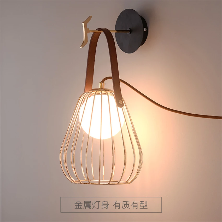 Настенные светильники современный прикроватный светильник для спальни гостиной