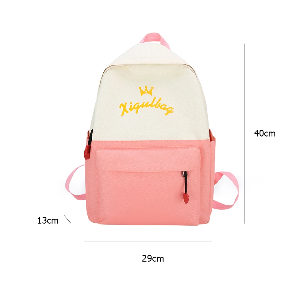 

Portable 3pcs/Set Women Canvas Backpacks Students Teenager Rucksack Mochila Shoulder Bags Vintage Bags for Student