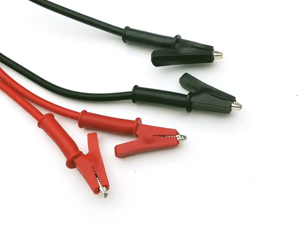 

10 шт., силиконовые зажимы для кабелей напряжения, около 1,1 м