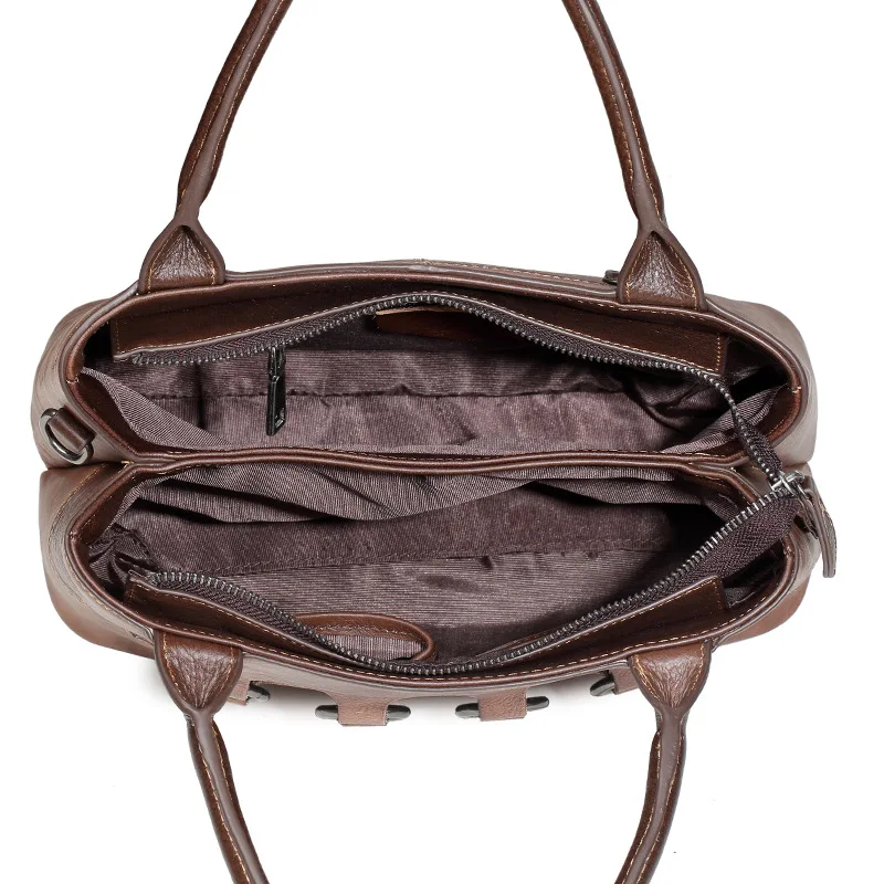 

YourSeason Casual Genuine Leather Ladies Luxury Handbags 2021 Vintage Large Capacity Female Cowhide Shoulder Crossbody Bags