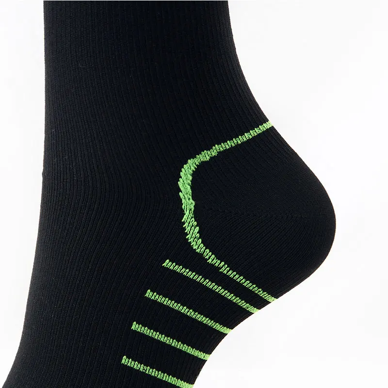 

Fashion Compression Socks Unisex Sports Running Sock Stretch Striped Socks Women Men Outdoor Over Knee Stockings For Marathons