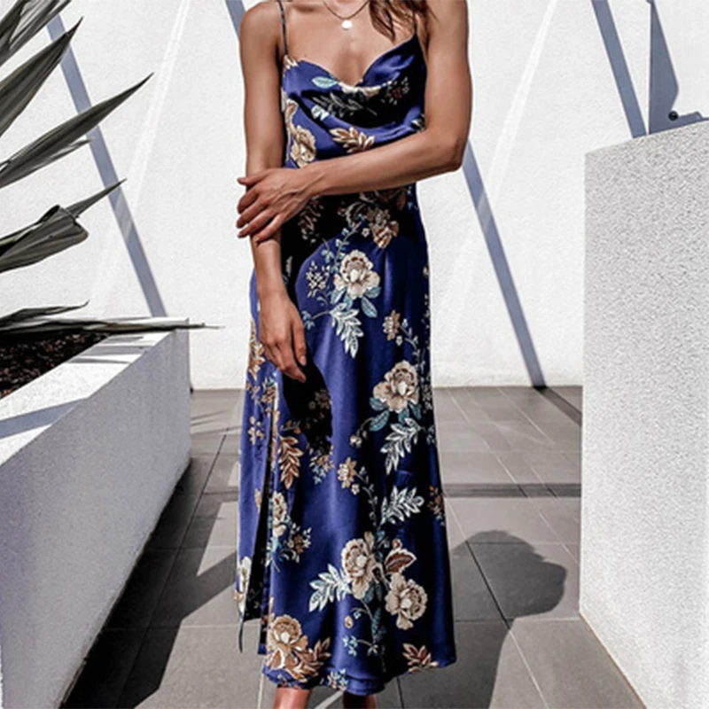 

za 202021 print sexy sling dress female summer home off-shoulder open back dresses traf vestido urbano femme robe shein zaraing
