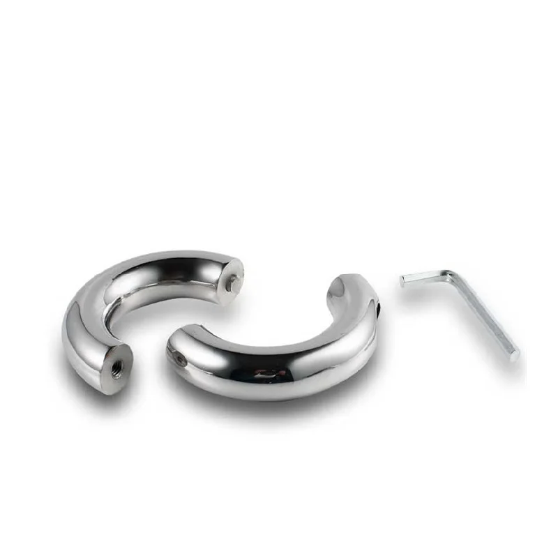 Dia 30/33/40/45/50mm Stainless Steel Pendant Ball Stretcher Cock ring Metal chastity device sex Toys for Men Scrotum Restraint | Красота и