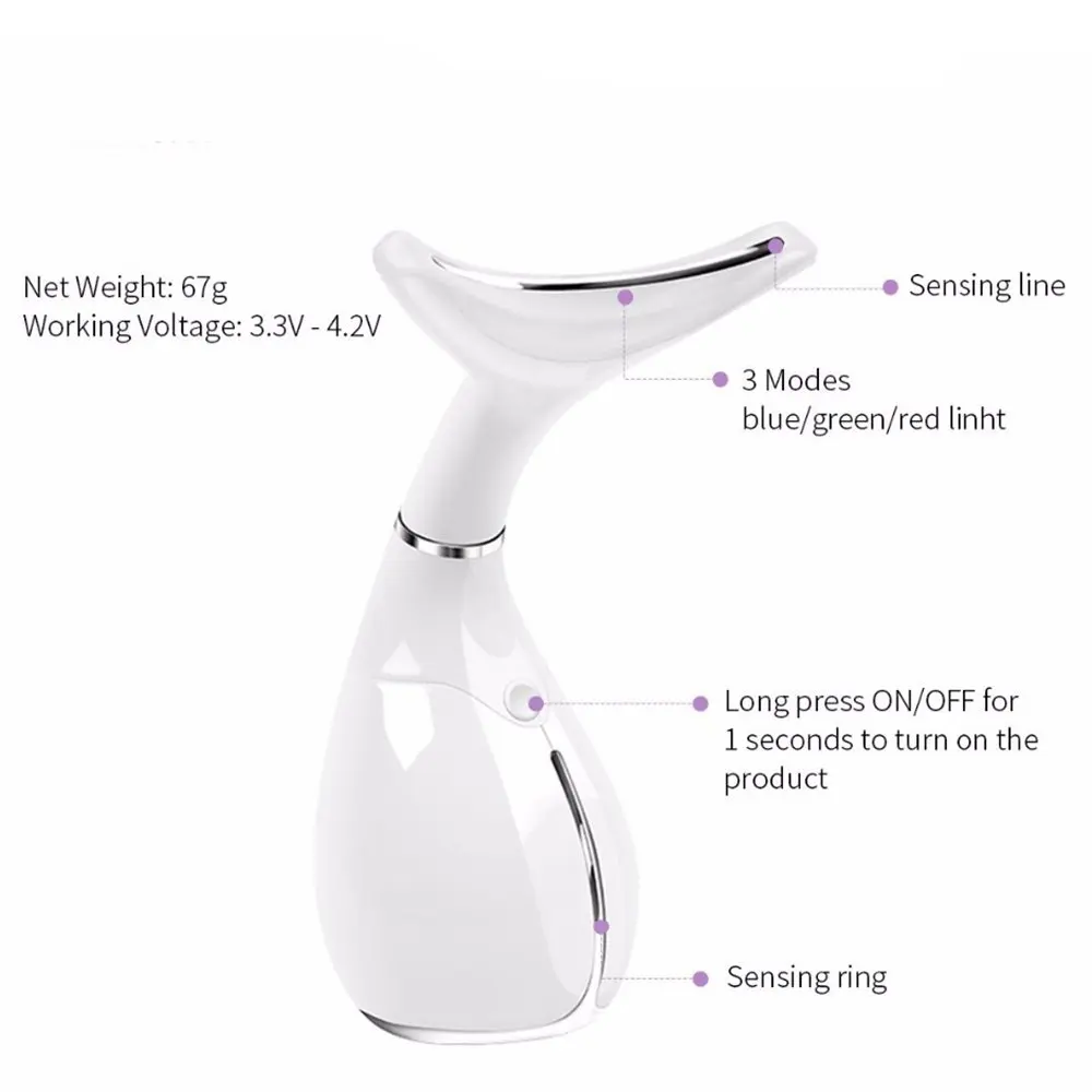 USB прибор для ухода за кожей Шеи с вибрацией|Устройство лица| |