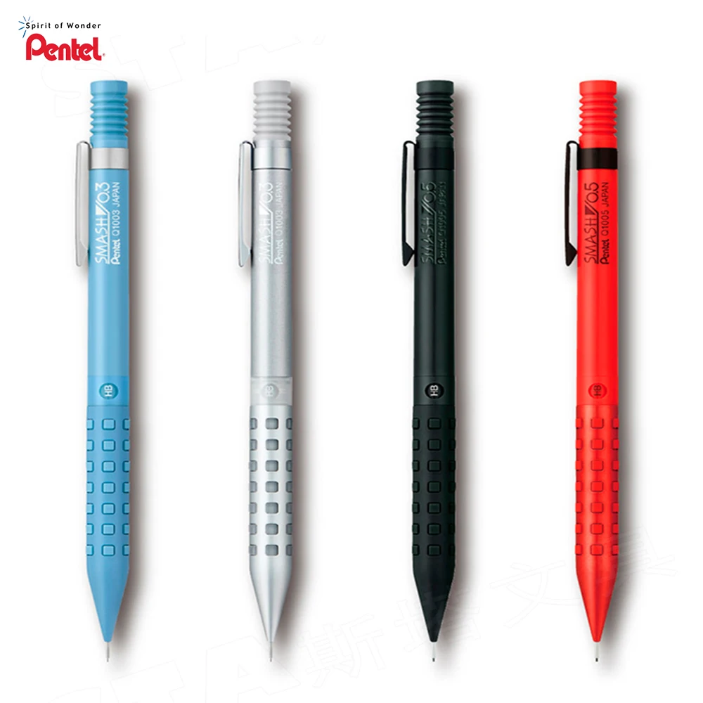 1 stücke Japan Pentel Zerschlagen Metall Automatische Bleistift Integrierte Stift Kopf Niedrigen Schwerpunkt Anti-brechen Nadelspitze 0,5mm