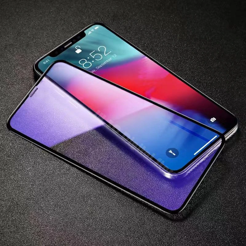 Полное покрытие протектор экрана закаленное стекло для iPhone Xi Max Xir
