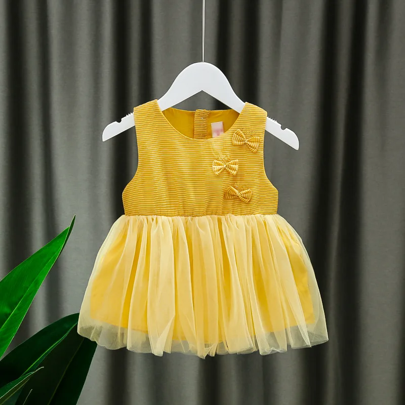 Детское летнее платье без рукавов на возраст 0-2 года | Мать и ребенок