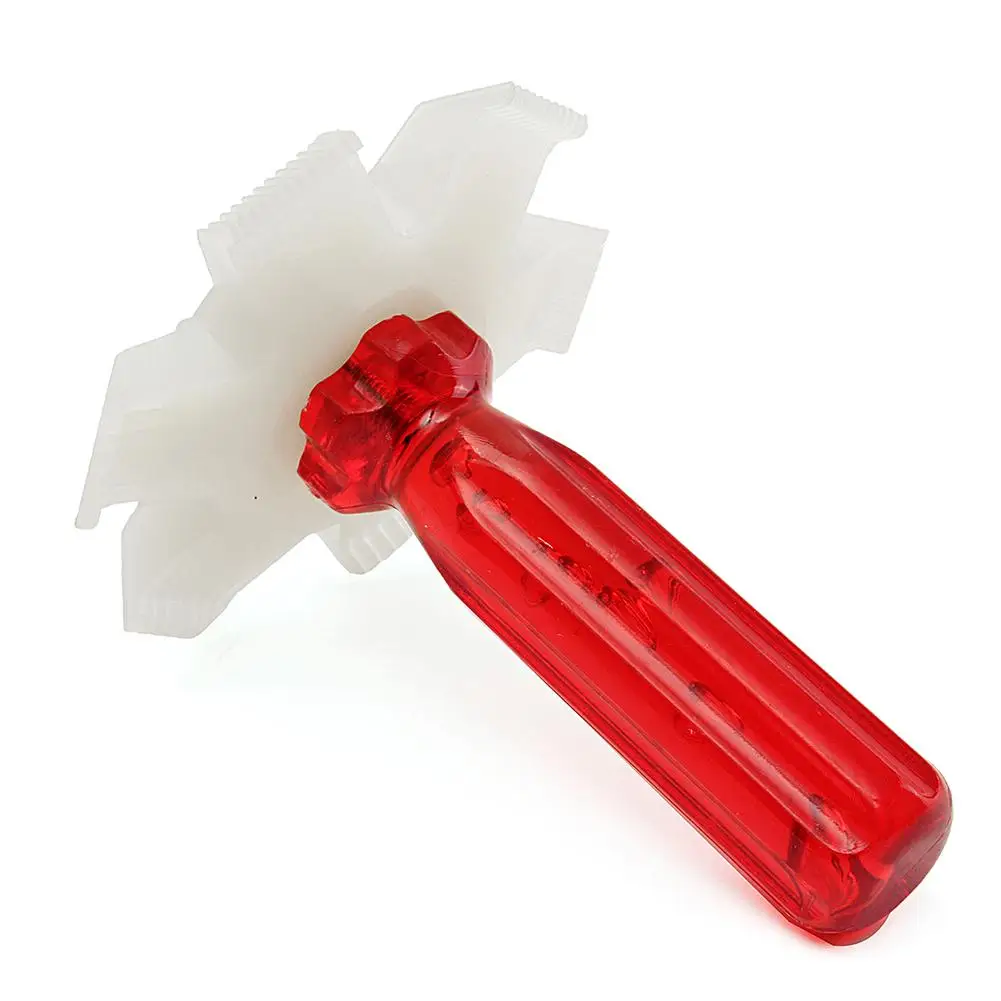 Car Automotive Refrigeration A/C Condenser Radiator Evaporator Fin Straightener Comb Rake Cleaner Repair Tool White | Автомобили и