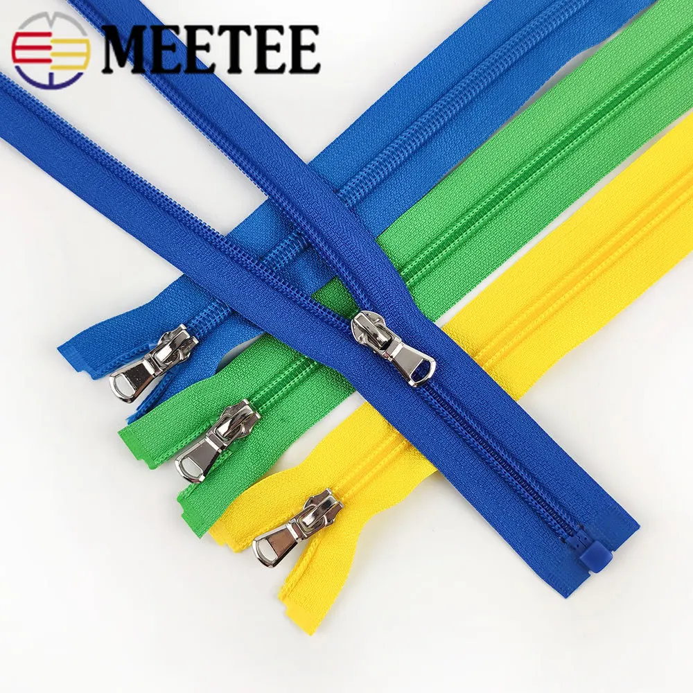 4 шт. нейлоновые застежки молнии Meetee 5 # 40/60/70 см открытые для шитья сумки пальто