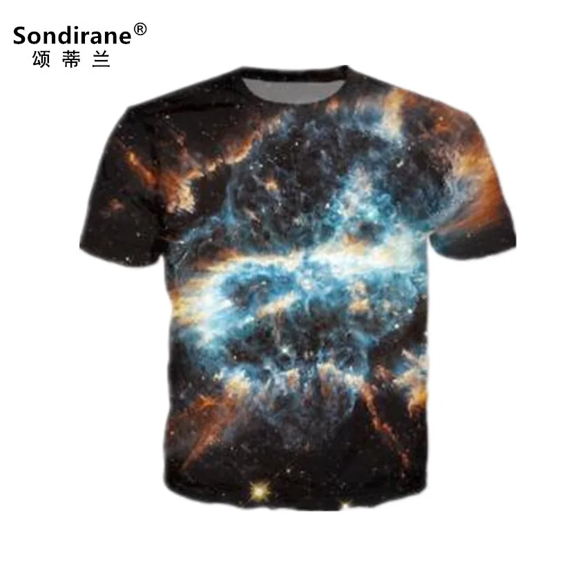 Sondirane летние мужские футболки с 3D графическим принтом и изображением кота