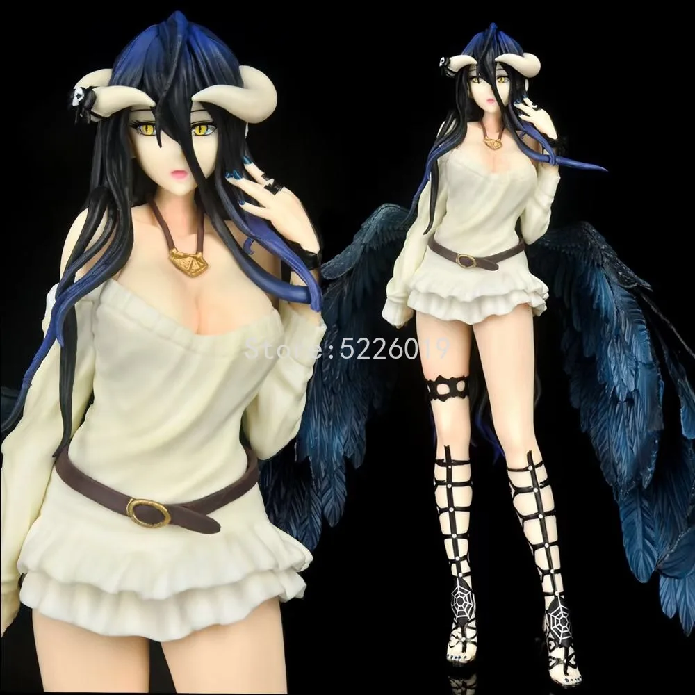 

27cm Overlord Albedo So-Bin Anime Figure Overlord III Albedo Action Figure 642# Albedo Figurine 631# Ainz Ooal Gown Figure Toys