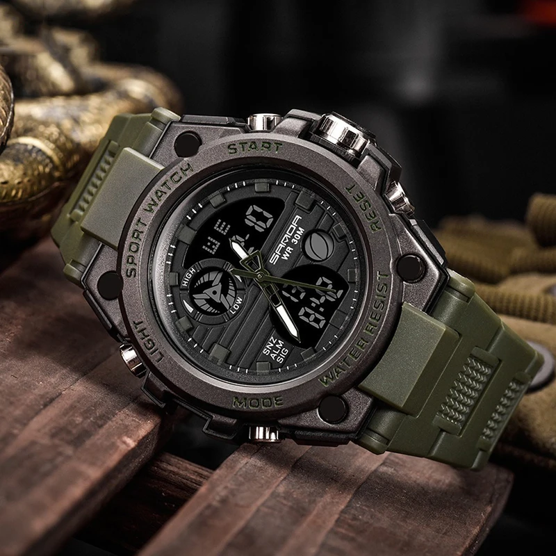 

Electronic Digital Watch Multifunctional Fashion Watch Waterproof Wrist Watch For Men Boys FS99