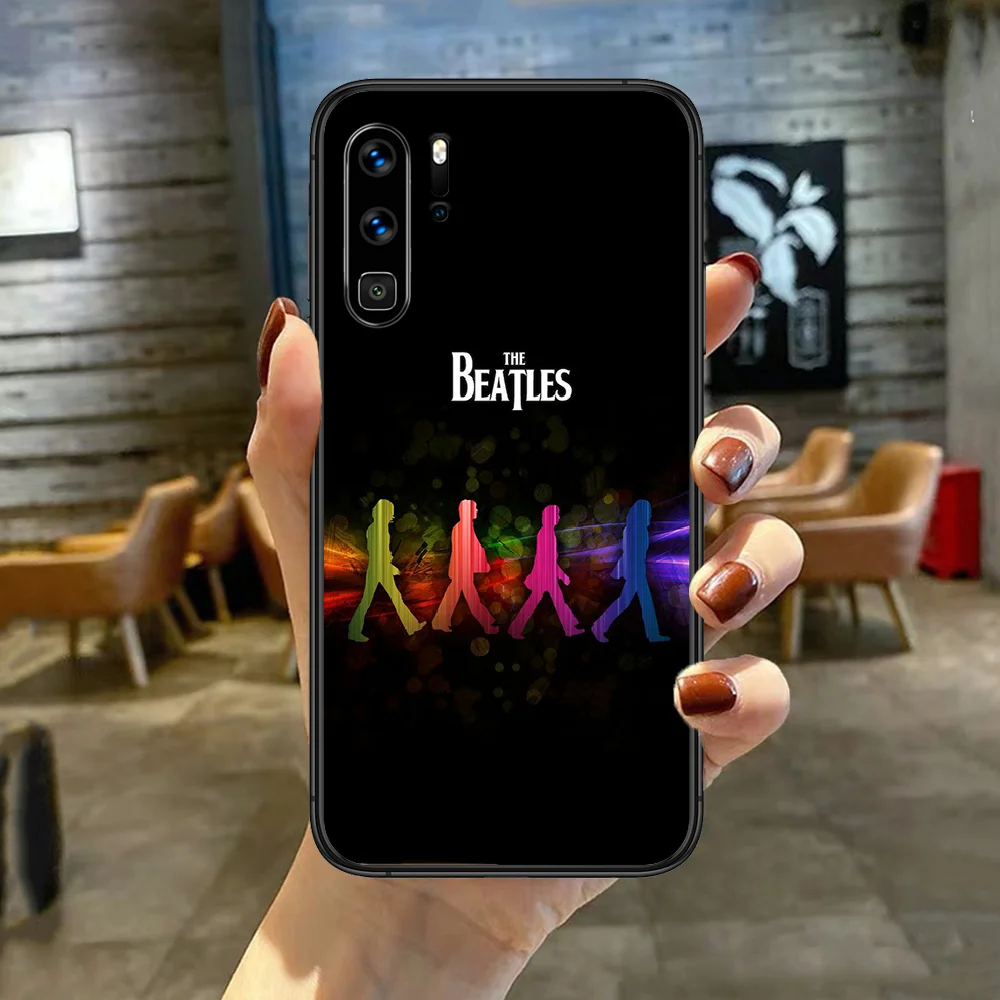 

The Beatle Band Phone Case Cover For Huawei P Mate Smart 10 20 30 40 Lite Z 2019 Pro Black black Etui Tpu Bumper Silicone Prime