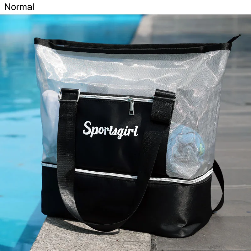 Normal Black Водонепроницаемая водонепроницаемая сумка для плавания bolsa estanca sac etanche непроницаемая водонепроницаемая сумка пляжная сумка для бассейна сетка XA51A - Цвет: Normal Black
