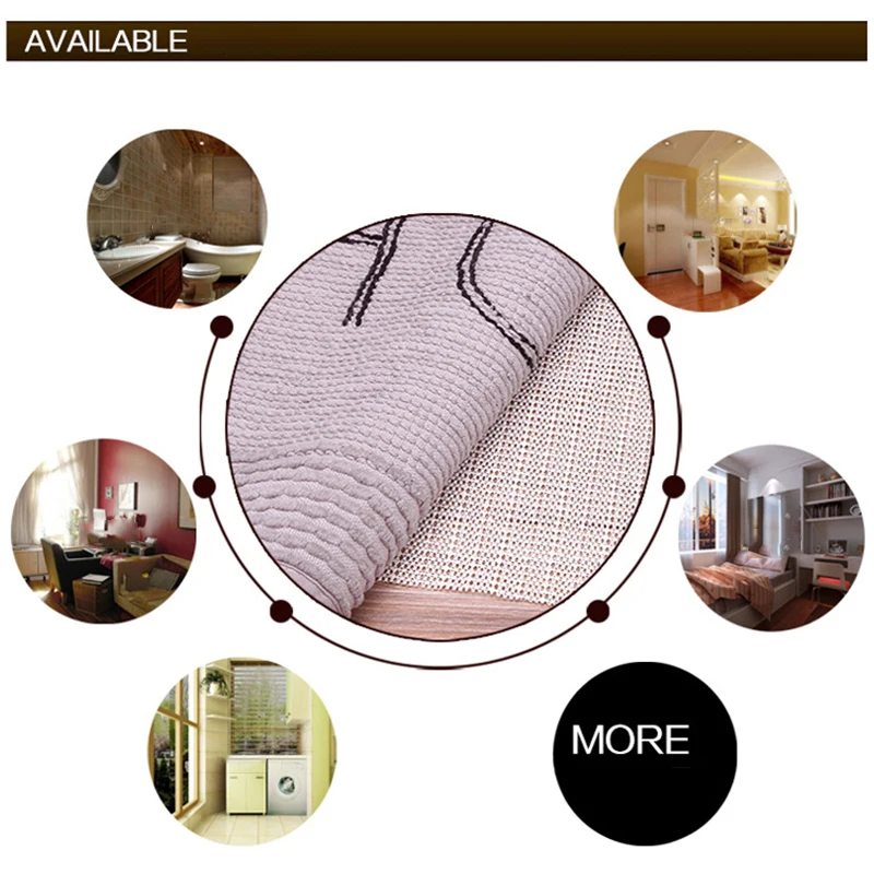 

Anti-Slip Mat Underlay Protection for Carpets Rug Gripper Anti Slip Rug Mat 66CY
