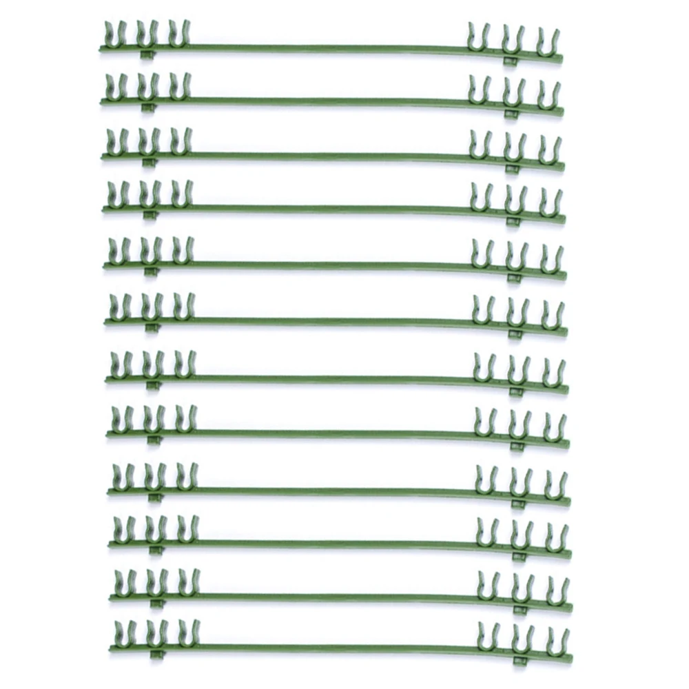 

Extendable Grid Connector Tomato Arms Cage Holder Gardening Pillar Accessories Adjustable Plastic For Plant Pile Reusable 12pcs