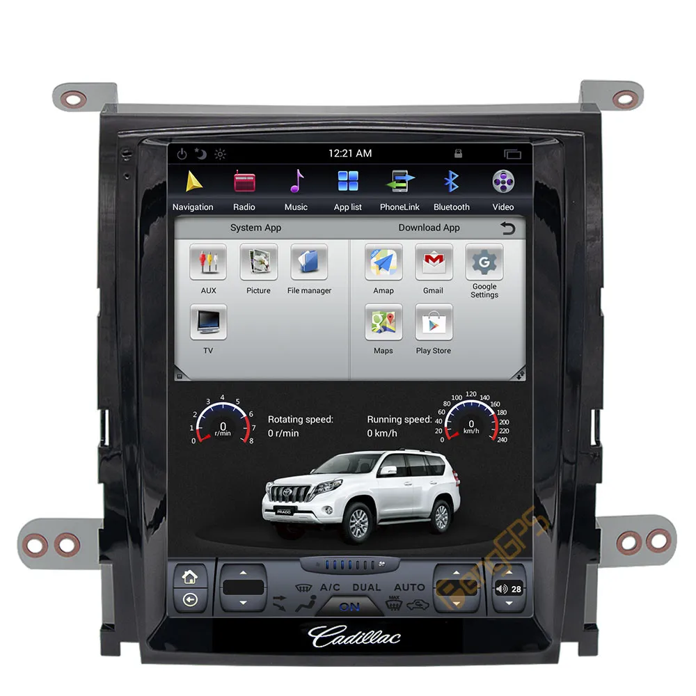 Автомобильный мультимедийный плеер для Cadillac Escalade 2007 2012 Android px6 tesla Screen Stereo Audio radio GPS