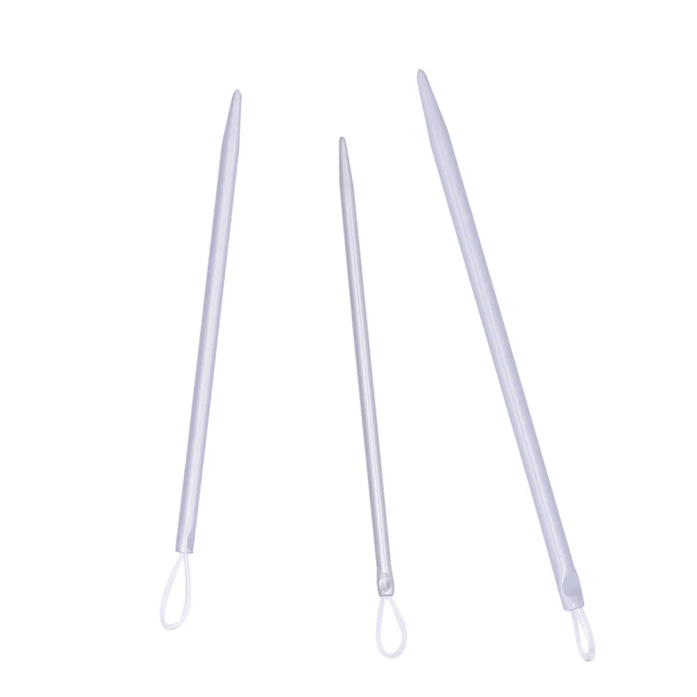 3 шт./компл. вязальные спицы с большими глазами из нейлоновой проволоки Швейные