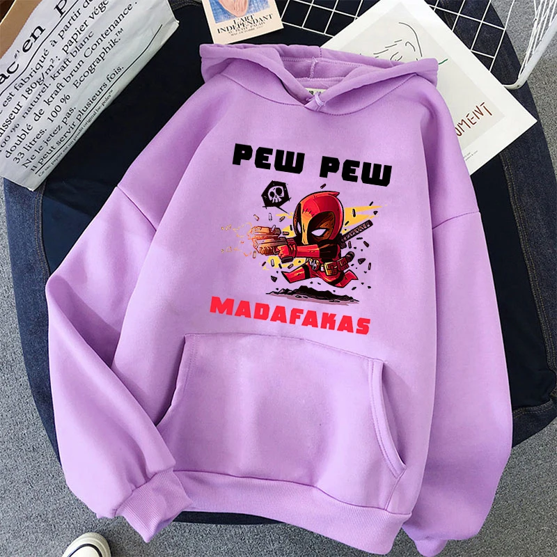 

Women Solid Hoodies Autumn Warm Oversized Long Sleeve Sweatshirt Casual Pocket Pew Pew Madafakas Female Long Hoody for Women