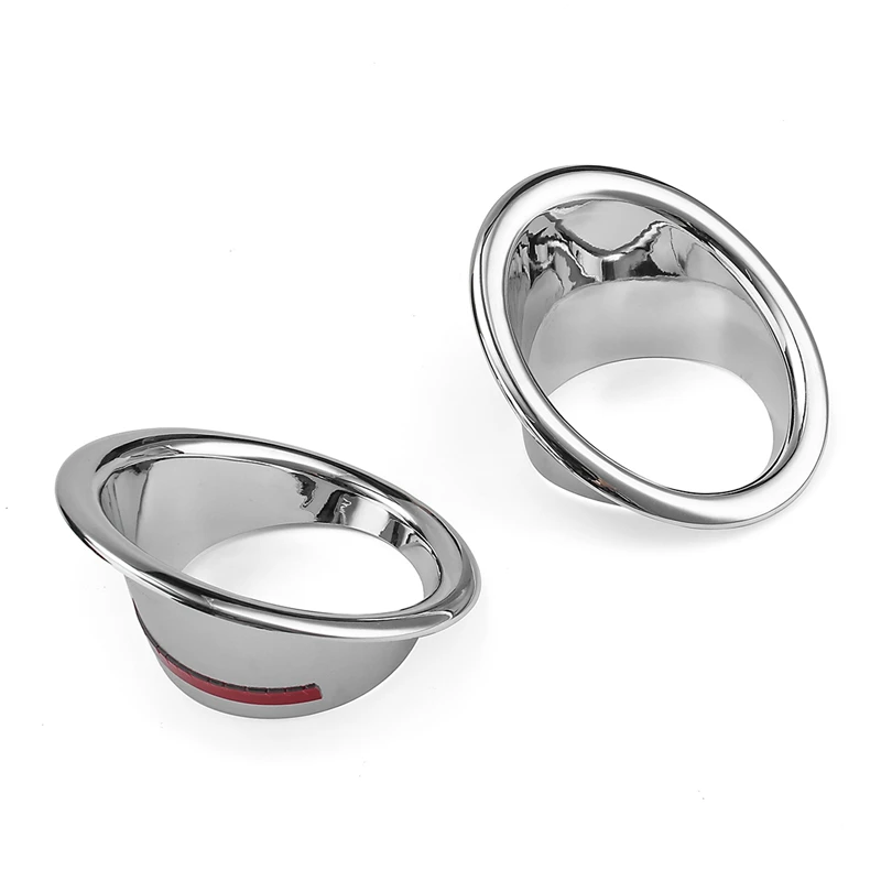 1 пара Abs Хром передний противотуманный светильник покрытие отделка внешнего