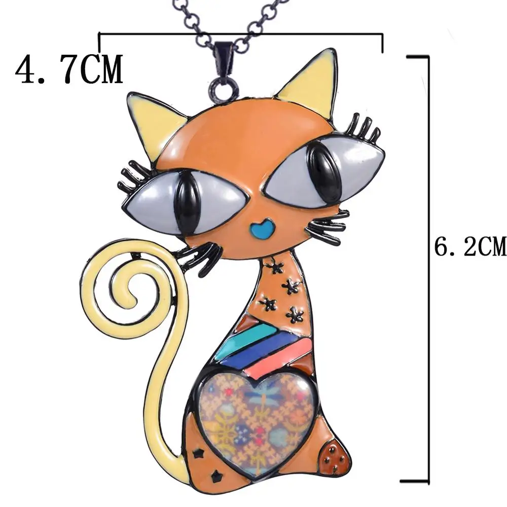 Женское ожерелье с подвеской в виде кошки D &amp Rui колье-чокер эмалью и животного 2019