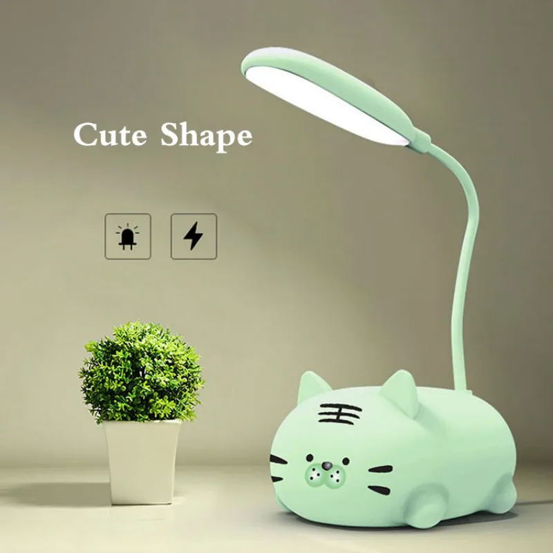 

LED Desk Study Lamp USB Charging Bedside Table Lamps Lamp Living Room Badroom Decor Cute Bear Gifts For Bedroom Children
