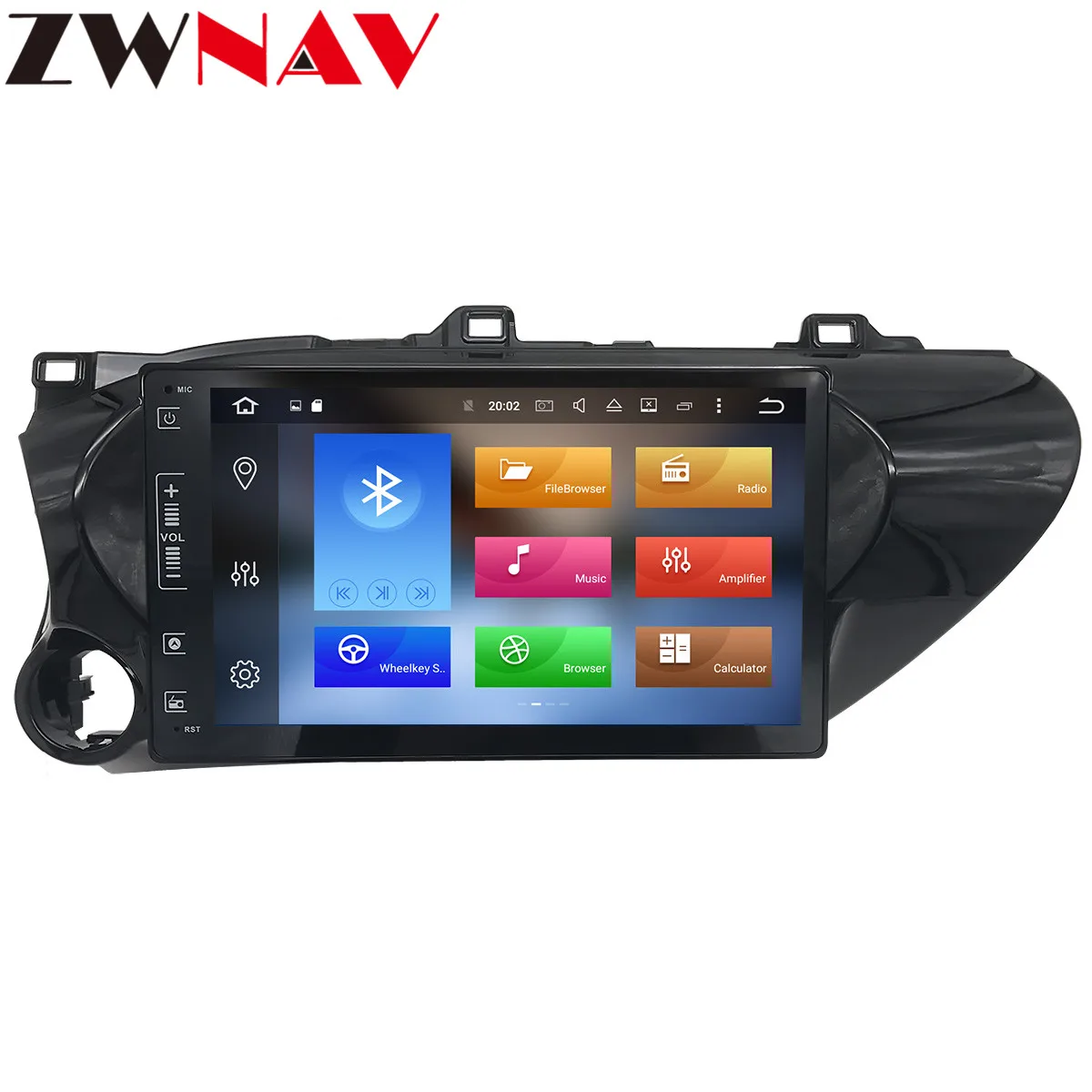 

Android 10.0 car radio 2din for Toyota Hilux Pick Up AN120 2015 - 2020 auto on-board computer Navigation AUDIO headunit 5.0