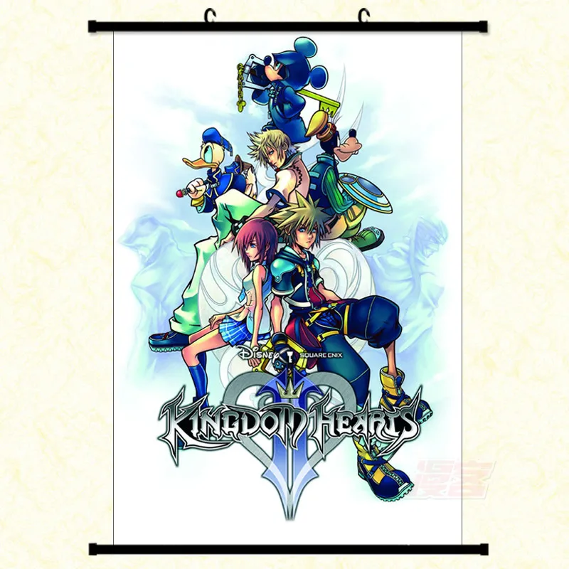 Японские Аниме игры Kingdom Hearts Sora &amp Riku Kairi Ventus Aqua домашний декор настенный плакат