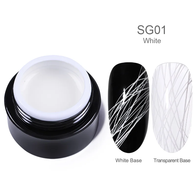 BP-SG01 BORN PRETTY, 5 мл, гель для рисования ногтей, лак, краска для ногтей, лак для ногтей, толстая упругая краска, УФ-гель, впитывающий паучий гель - Цвет: BP-SG01