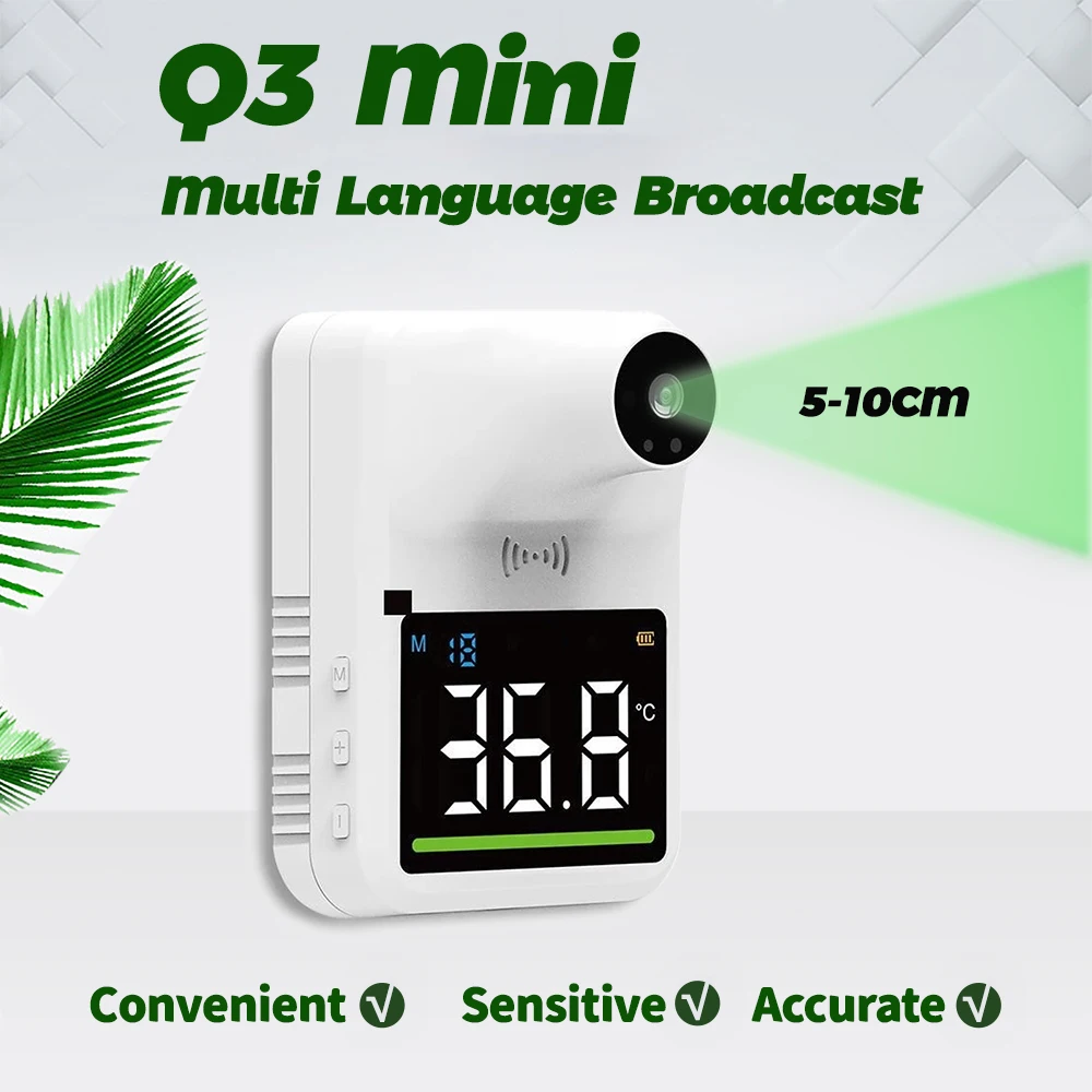 

Новинка q3 Мини-терморегулятор клинический бесконтактный датчик температуры электронный термометр для цифрового термометра пирометр