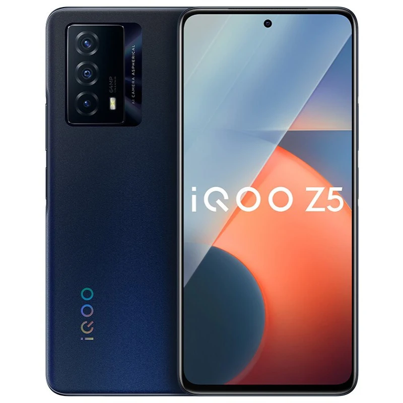 Новый смартфон ViVO iQOO Z5 128G 256 ГГц Snapdragon 778 6 67 ЖК-дисплей аккумулятор 120 мАч 44 Вт