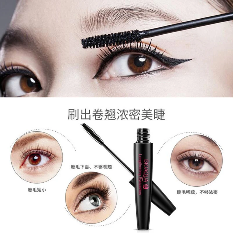 

Waterproof Black Long Curling Mascara Mascara For Eyelash Extension Enhance Thick Lengthening Eye Lashes Cosmetics