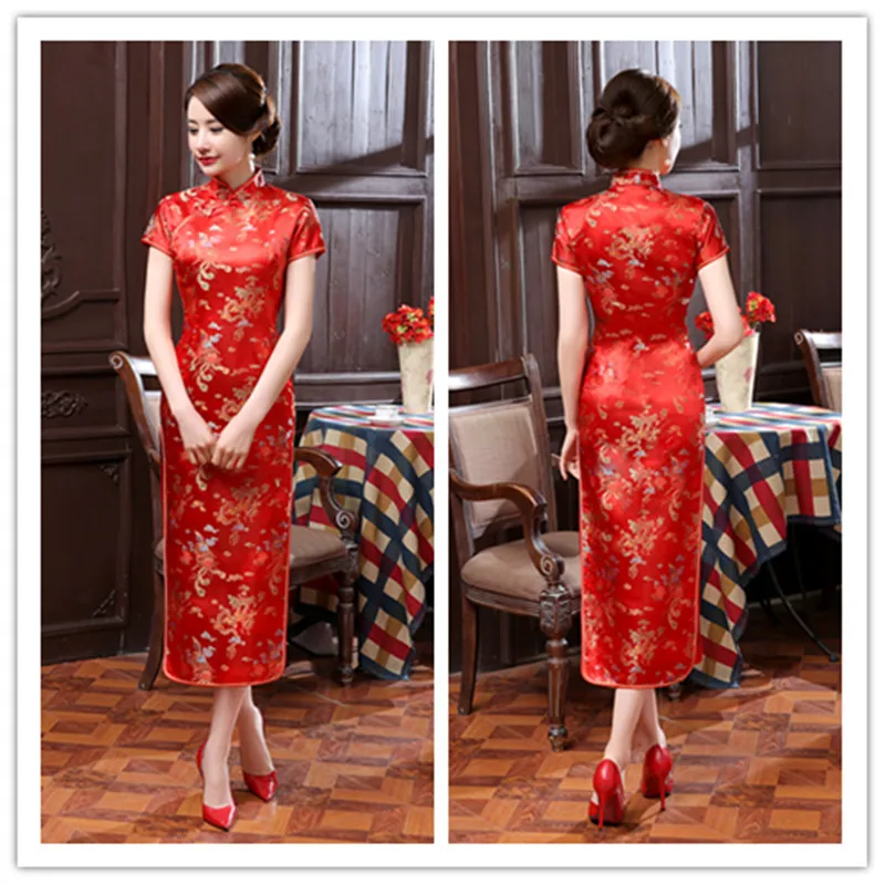

2021 Летний Новый Tang костюм Cheongsam размера плюс, костюмы для сцены с вышивкой Элегантные Разделение Платье женское облегающее платье
