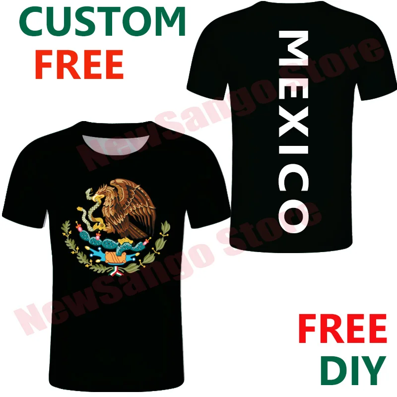 Футболка Мексиканская с эмблемой флага MX футболка для мексиканских мужчин