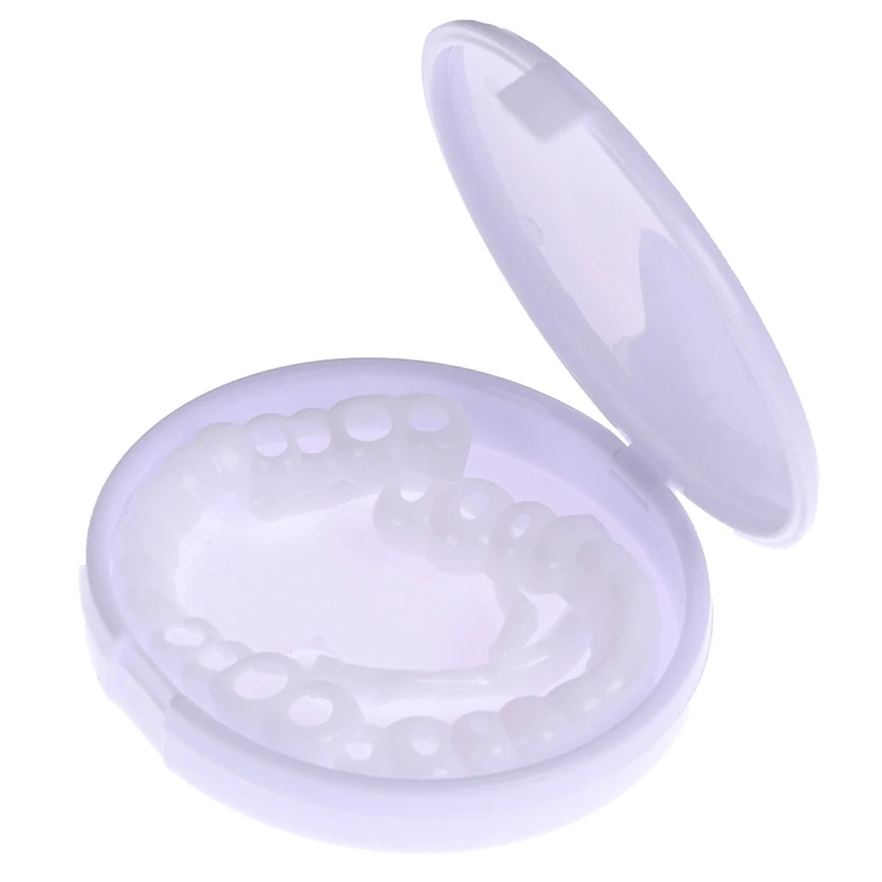 Отбеливающая накладка на зубы удобная Силиконовая виниры для красоты косметика