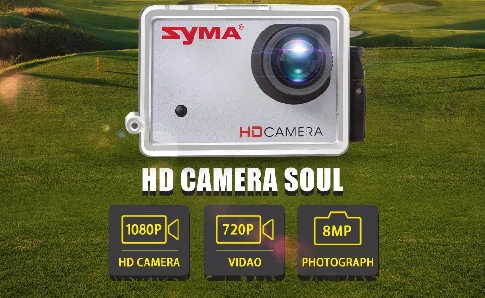 SYMA Профессиональный Бла(беспилотный летательный аппарат X8HG(X8G апгрейд) 2,4G 4CH 6-осевой гироскоп вертолет Quadcopter Drone 1080P 8MP HD Камера красного цвета