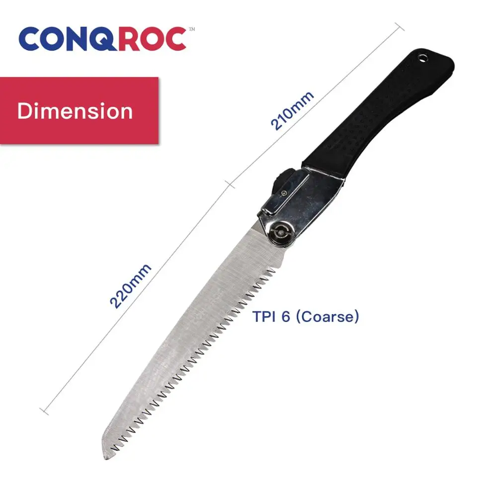 9 дюймовая шелковистая Складная ручная пила для озеленения карманная с грубыми