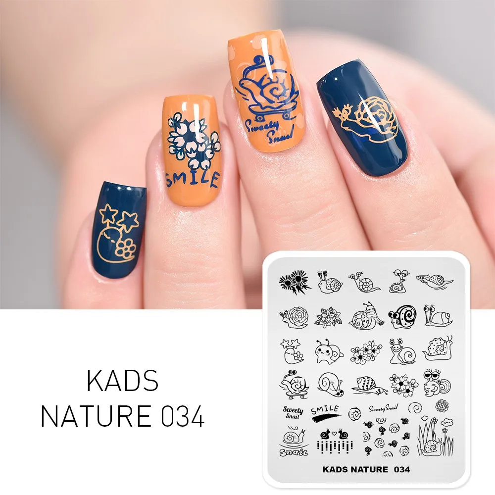 Nature 034 Rolabling Новое поступление 17 ногтей штамповки пластины дизайн ногтей шаблоны для стемпинга для палитра лаков инструмент для трафаретов печать ногтей искусство стемпинг штамп для стемпинга пластины для стемпинга - Цвет: Nature 034