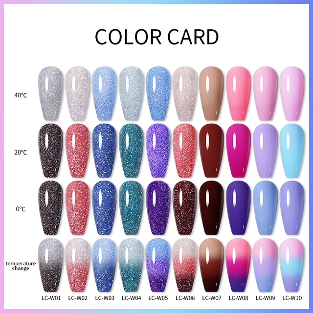 7ml Thermal Gel Nail Polish DIY Design 5