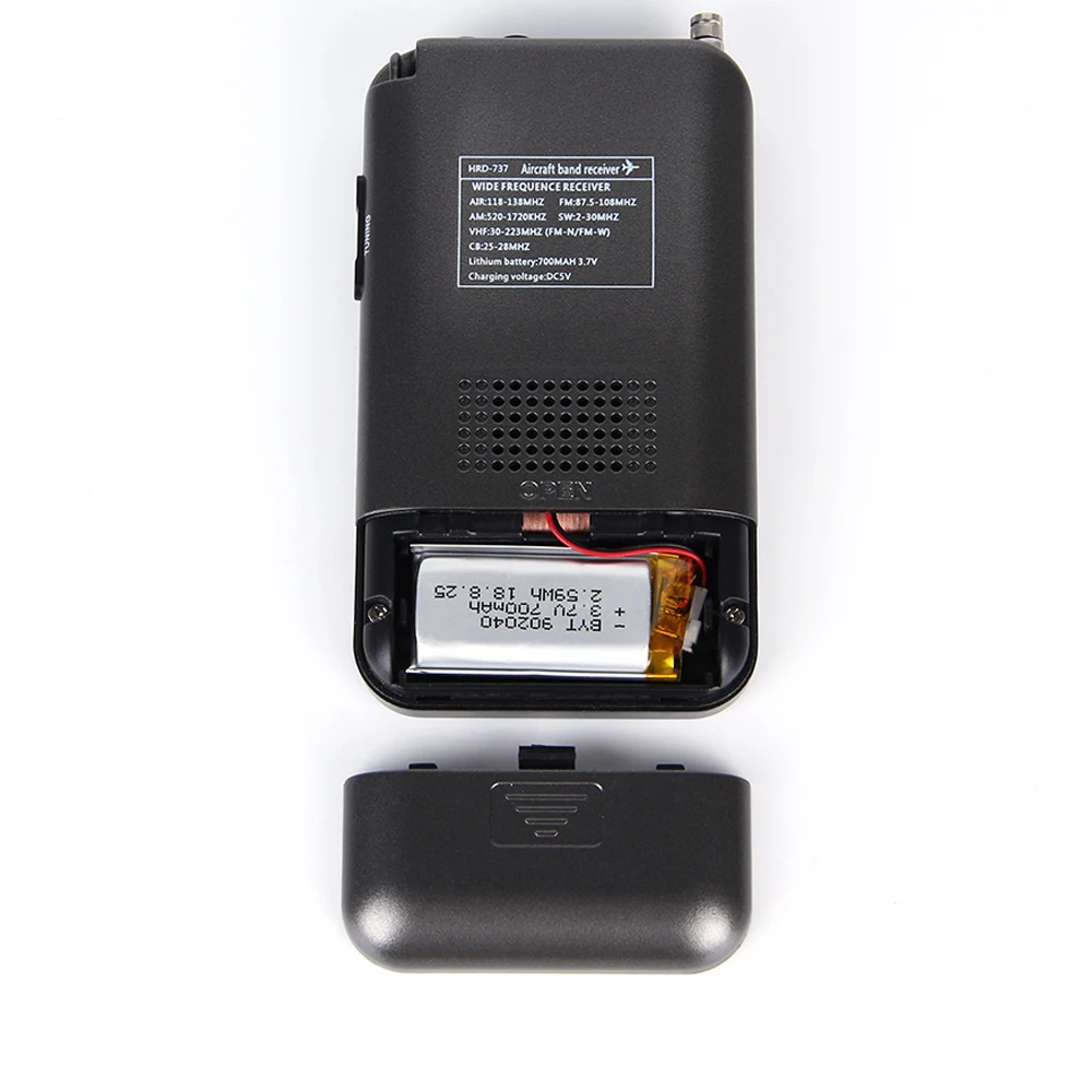 Портативный радиоприемник с полным диапазоном FM/AM/SW/CB/Air/приемник VHF World Band