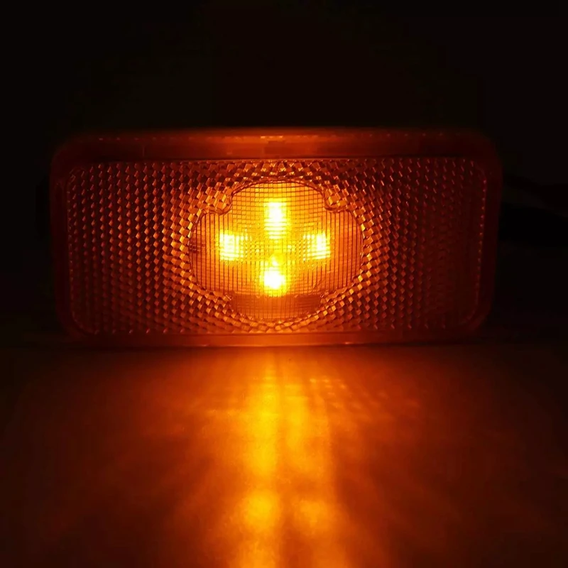 24V Автомобильное б/у 4LED Боковой габаритный фонарь светильник индикаторные лампы