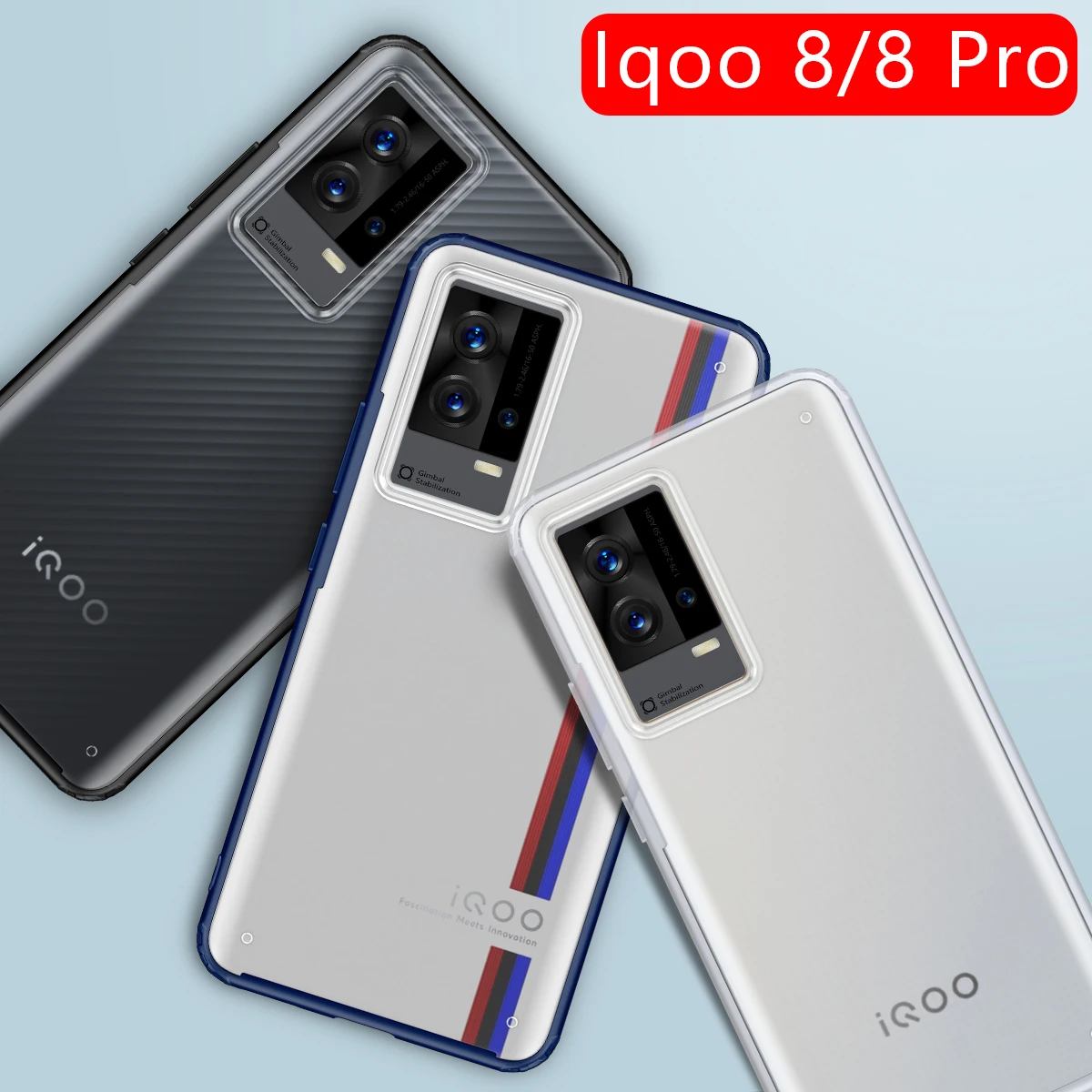 

Чехол для vivo iqoo 8 pro, бампер для iqoo8, 8pro, iqoo8pro, защитный чехол для телефона, задняя Сумка, Матовый Мягкий защитный чехол из ТПУ, viv, iqo