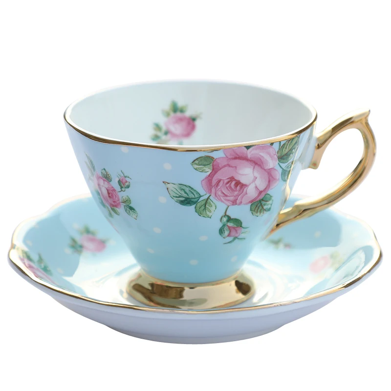 Европейская кофейная чашка и блюдце в комплекте роскошные керамические