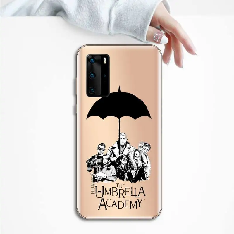 

The Umbrella Academy Phone Case Transparent for Huawei P20 P30 P40 honor 8 10i P smart 2019 Samsung A71 A21S S10 20 plus