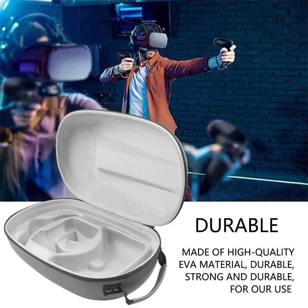

EVA Storage Bag Travel Protective Case Carrying Box Cover for -Oculus Quest 2 L4MD