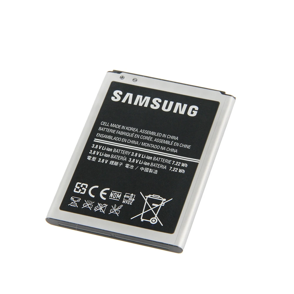 Оригинальный аккумулятор B500BE B500BU для Samsung Galaxy S4 Mini GT I9190 I9192 I919 I9195 I9198 1900 мАч с NFC 3/4